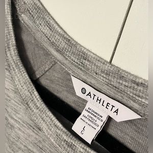 Athleta mindset sweatshirt in heather grey size large